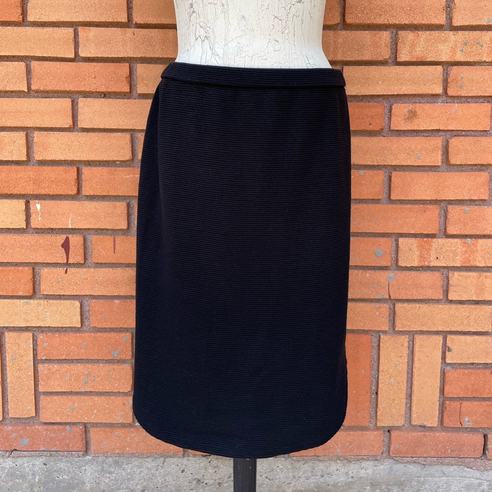 Banana Republic Ribbed Black Skirt Size Small